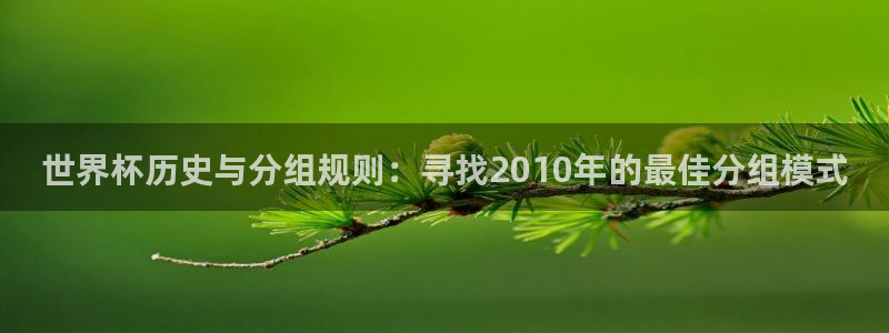 世界杯48支球队赛制：世界杯历史与分组规则：寻找2010年的最佳分组模式